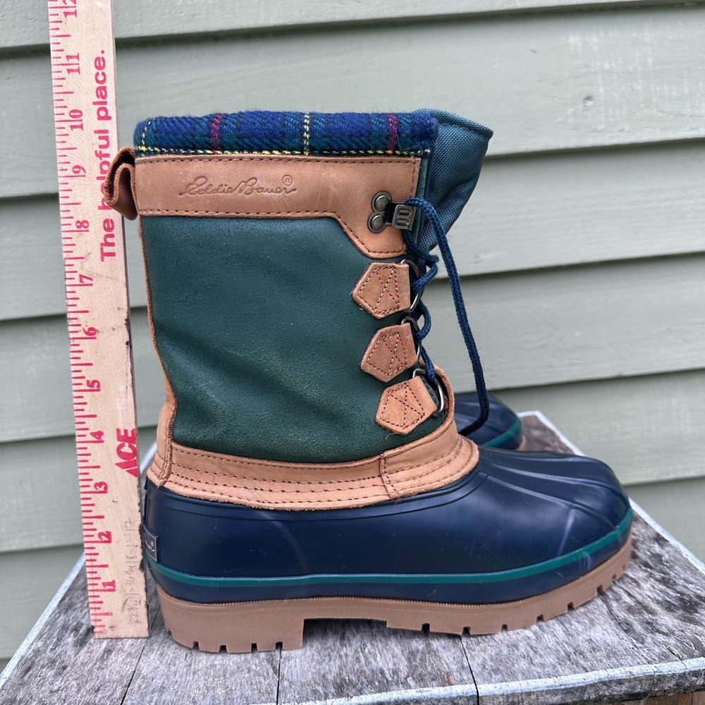 Vintage Eddie Bauer Classic Sherpa/Fleece Lined Winter Duck Boots - Picture 9 of 9